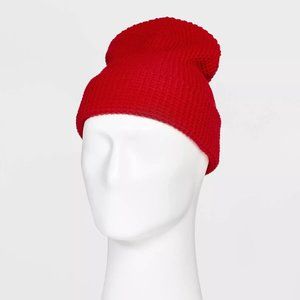 2  Goodfellow Beanie Hat Warm Waffle Knit Red/Blue/Black Pick Any Two